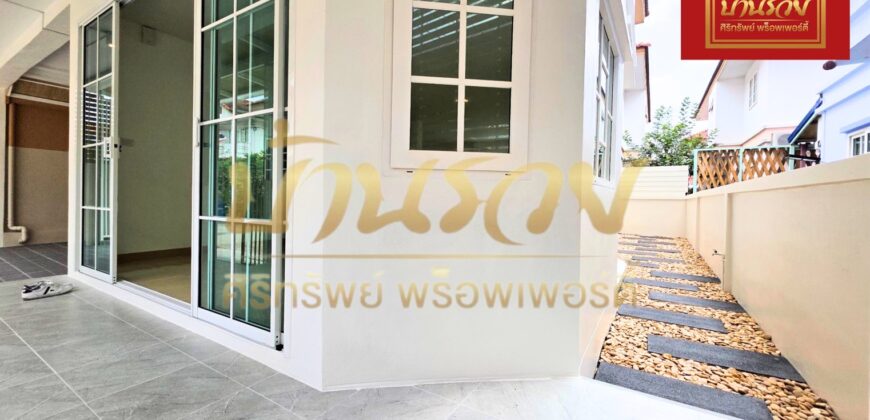 บ้านแฝด 2 ชั้น หมู่บ้านทัศรินทร์ ซอยมังกร-เทพารักษ์ ใกล้จุดขึ้น-ลงทางด่วนกาญจนา บ้านรีโนเวทใหม่