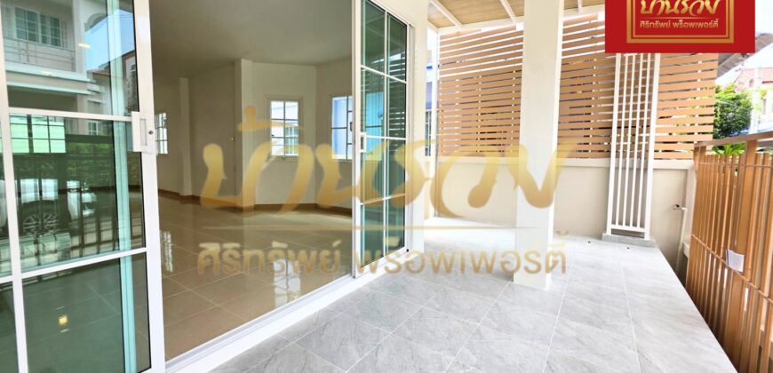 บ้านแฝด 2 ชั้น หมู่บ้านทัศรินทร์ ซอยมังกร-เทพารักษ์ ใกล้จุดขึ้น-ลงทางด่วนกาญจนา บ้านรีโนเวทใหม่