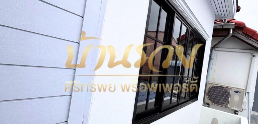 ทาวน์เฮ้าส์ 2 ชั้น #หลังริม ซอยนารถสุนทร 15 บางเมือง แนวรถไฟฟ้า ใกล้โรงเรียนนายเรือ บ้านรีโนเวทตกแต่งใหม่ทั้งหลัง