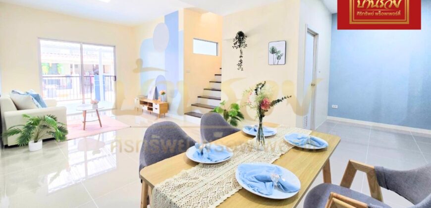 ทาวน์เฮ้าส์ หลังมุม หมู่บ้านพฤกษาวิลล์ 66/1 บางนา-หนามแดง บ้านรีโนเวทใหม่ ใกล้ทางด่วนกาญจนาภิเษก และทางด่วนบูรพาวิถี