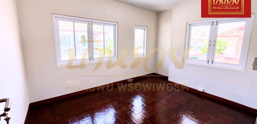 บ้านแฝด 2 ชั้น หมู่บ้านพฤกษา 15 บางพลี-ตำหรุ ใกล้นิคมอุตสาหกรรมบางปู บ้านรีโนเวทใหม่ทั้งหลัง พร้อมเข้าอยู่