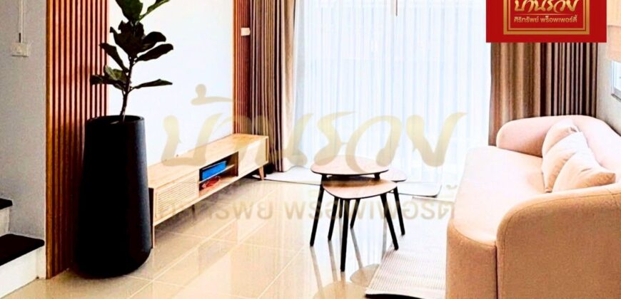 ทาวน์เฮ้าส์ 2 ชั้น #หลังริม หมู่บ้านพฤกษา 85 หนามแดง-บางพลี รีโนเวทใหม่ทั้งหลัง ใกล้แหล่งอำนวยความสะดวก พร้อมเข้าอยู่