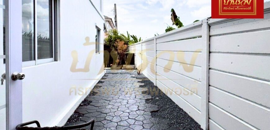 ทาวน์เฮ้าส์ 2 ชั้น #หลังริม หมู่บ้านพฤกษา 85 หนามแดง-บางพลี รีโนเวทใหม่ทั้งหลัง ใกล้แหล่งอำนวยความสะดวก พร้อมเข้าอยู่