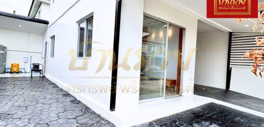 ทาวน์เฮ้าส์ 2 ชั้น #หลังริม หมู่บ้านพฤกษา 85 หนามแดง-บางพลี รีโนเวทใหม่ทั้งหลัง ใกล้แหล่งอำนวยความสะดวก พร้อมเข้าอยู่