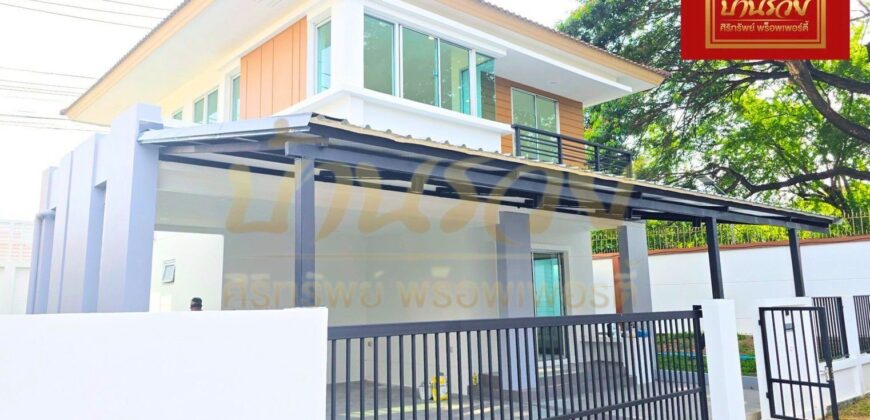 บ้านเดี่ยว 2 ชั้น #หลังริม หมู่บ้านเอโทล มัลดีฟส์ ปาล์ม (บางนา-วงแหวน) ใกล้เมกา บางนา เงียบสงบ มีความเป็นส่วนตัวสูง บ้านรีโนเวทใหม่ พร้อมอยู่