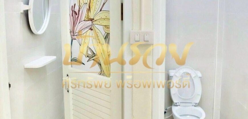 ทาวน์เฮ้าส์ 1 ชั้น หมู่บ้านไมตรีจิตร บางหญ้าแพรก ปู่เจ้า ใกล้รถไฟฟ้า สายสีเขียวสถานีสำโรง บ้านรีโนเวทใหม่ พร้อมเข้าอยู่ #หน้าบ้านไม่ชนใคร