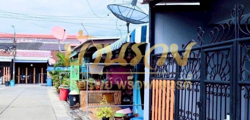 ทาวน์เฮ้าส์ 1 ชั้น หมู่บ้านไมตรีจิตร บางหญ้าแพรก ปู่เจ้า ใกล้รถไฟฟ้า สายสีเขียวสถานีสำโรง บ้านรีโนเวทใหม่ พร้อมเข้าอยู่