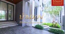 ทาวน์โฮม 3 ชั้น หมู่บ้านเดอะคิวบ์ ถนนบางนาตราด กม.10 ซอยสนามกอล์ฟวินด์มิลล์ ใกล้เมกาบางนา ต้นโครงการ แต่งสวยสไตล์โมเดิร์น รีโนเวทใหม่