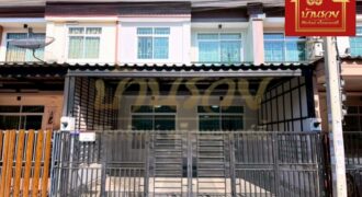 ทาวน์เฮ้าส์ 2 ชั้น หมู่บ้านทรัพย์รุ่งเรืองซิตี้ ใกล้สถานีรถไฟฟ้า BTS เคหะ ติดถนนสุขุมวิท