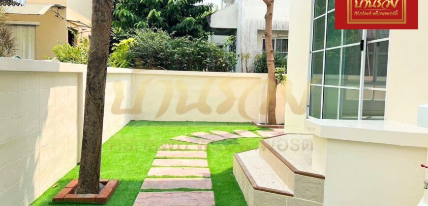 บ้านเดี่ยว 2 ชั้น หมู่บ้าน ชัยพฤกษ์ ซอยบางปลา ใกล้วัดหลวงพ่อโตบางพลี บ้านรีโนเวทใหม่ทั้งหลัง พร้อมเข้าอยู่