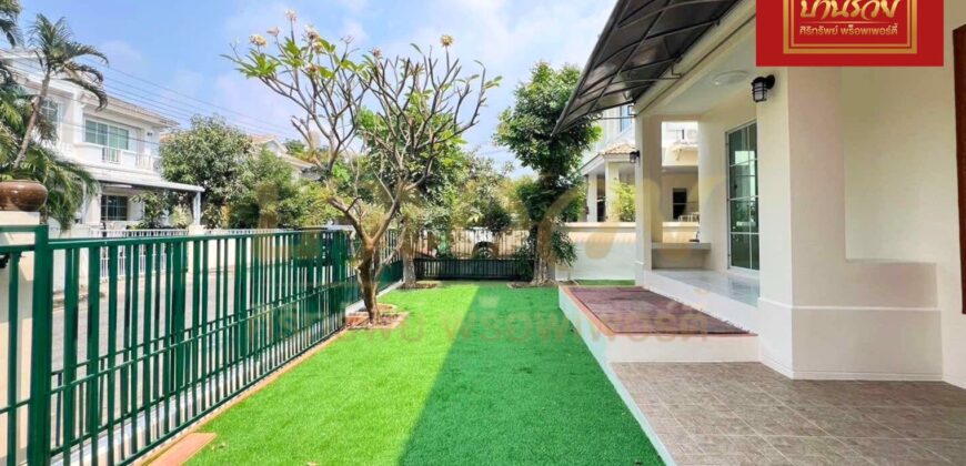 บ้านเดี่ยว 2 ชั้น หมู่บ้าน ชัยพฤกษ์ ซอยบางปลา ใกล้วัดหลวงพ่อโตบางพลี บ้านรีโนเวทใหม่ทั้งหลัง พร้อมเข้าอยู่