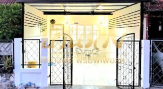 ทาวน์เฮ้าส์ 1 ชั้น #ต้นซอย หมู่บ้านพงษ์สกุล 1 แพรกษา ใกล้รถไฟฟ้าสายสีเขียว รีโนเวทใหม่ พร้อมเข้าอยู่