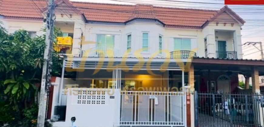 ทาวน์เฮ้าส์ 2 ชั้น หมู่บ้านนครทอง เพรสซิเดนท์ ถ.ตำหรุ-บางพลี ใกล้นิคมอุตสาหกรรมบางปู บ้านรีโนเวทใหม่