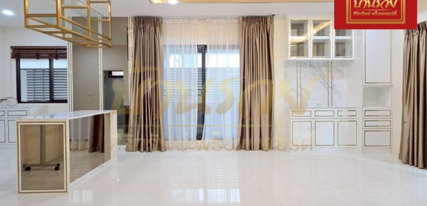 บ้านเดี่ยว 2 ชั้น The City Pattanakarn (เดอะ ซิตี้ พัฒนาการ) ใกล้ Airport Rail Link สถานีหัวหมาก บ้านรีโนเวทใหม่ สวยมาก พร้อมอยู่