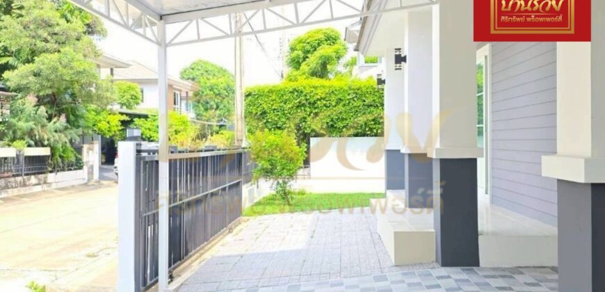 บ้านเดี่ยว 2 ชั้น หมู่บ้าน พฤกษ์ลดา บางพลี โครงการคุณภาพจาก Land & Houses ใกล้เมกาบางนา บ้านรีโนเวทใหม่พร้อมเข้าอยู่ สวยมาก