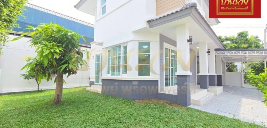 บ้านเดี่ยว 2 ชั้น หมู่บ้าน พฤกษ์ลดา บางพลี โครงการคุณภาพจาก Land & Houses ใกล้เมกาบางนา บ้านรีโนเวทใหม่พร้อมเข้าอยู่ สวยมาก