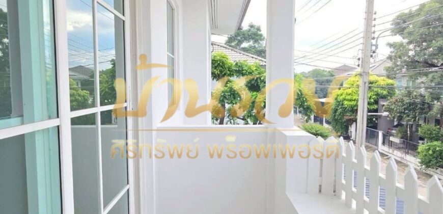 บ้านเดี่ยว 2 ชั้น หมู่บ้าน พฤกษ์ลดา บางพลี โครงการคุณภาพจาก Land & Houses ใกล้เมกาบางนา บ้านรีโนเวทใหม่พร้อมเข้าอยู่ สวยมาก