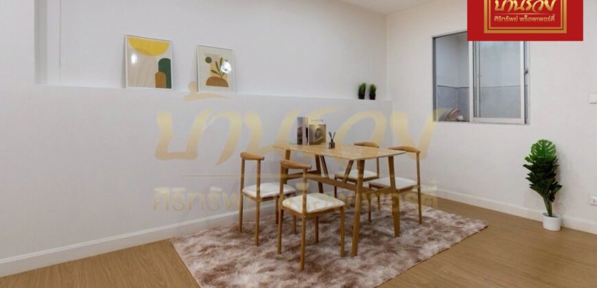 ทาวน์เฮ้าส์ 2 ชั้น หมู่บ้านพฤกษา 74/1 ศรีนครินทร์-เทพารักษ์ ซ.ทรัพย์บุญชัย 28 ใกล้สถานีรถไฟฟ้า รีโนเวทใหม่ทั้งหลัง