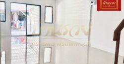 ทาวน์เฮ้าส์ 2 ชั้น #หลังมุม หมู่บ้าน นครทองซิตี้ คลองอาเสี่ย ใกล้นิคมอุตสาหกรรมบางปู บ้านตกแต่งใหม่ พร้อมเข้าอยู่