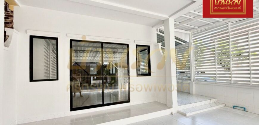 ทาวน์เฮ้าส์ 2 ชั้น #หลังมุม หมู่บ้าน นครทองซิตี้ คลองอาเสี่ย ใกล้นิคมอุตสาหกรรมบางปู บ้านตกแต่งใหม่ พร้อมเข้าอยู่