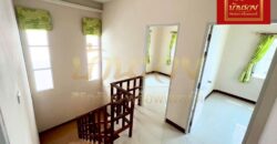 บ้านแฝด 2 ชั้น หมู่บ้าน ปัญฐิญา เเพรกษา ใกล้นิคมอุตสาหกรรมบางปู ตกแต่งพร้อมอยู่อาศัย