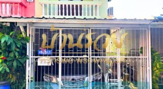 ทาวน์เฮ้าส์ 2 ชั้น #หลังริม หมู่บ้านเมฆฟ้าวิลล์ ซอยเทศบาลบางปู 58 บ้านรีโนเวทเปลี่ยนวัสดุใหม่ ใกล้รถไฟฟ้า BTS สถานีเคหะ