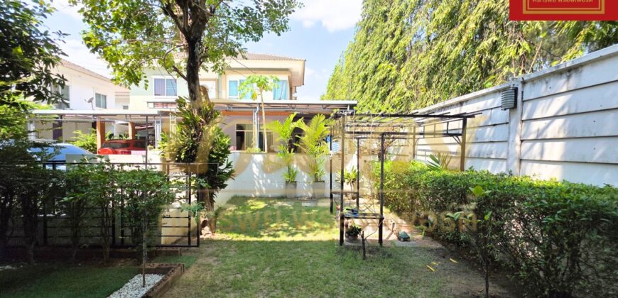 บ้านเดี่ยว 2 ชั้น (#หลังมุม) ม.เดอะทรัสต์ ศรีนครินทร์-แพรกษา The Trust Srinakarin-Praeksa บนทำเลติดถนนใหญ่แพรกษา ใกล้ BTS สถานีแพรกษา ใกล้โรงเรียนสารสาสน์ – นิคมบางปู