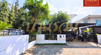 บ้านเดี่ยว 2 ชั้น (#หลังมุม) ม.เดอะทรัสต์ ศรีนครินทร์-แพรกษา The Trust Srinakarin-Praeksa บนทำเลติดถนนใหญ่แพรกษา ใกล้ BTS สถานีแพรกษา ใกล้โรงเรียนสารสาสน์ – นิคมบางปู