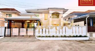 บ้านเดี่ยว 2 ชั้น หมู่บ้าน ลลิล ศรีนครินทร์-เทพารักษ์ (Baan Lalin In the park Srinakarin – Teparak) #ทำเลใกล้สวนสาธารณะ ซอยมังกร บ้านรีโนเวทใหม่ทั้งหลัง ใกล้ทางด่วนกาญจนาฯ พร้อมเข้าอยู่