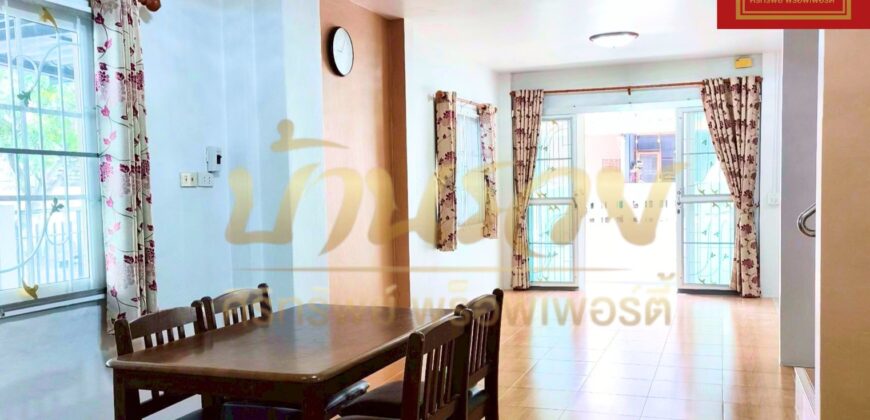 ทาวน์เฮ้าส์ 2 ชั้น หมู่บ้านเฟื่องฟ้า 11 เฟส 8 #หลังมุม ซอยมังกร-เทพารักษ์ ใกล้จุดขึ้น-ลงทางด่วนกาญจนา ตกแต่งใหม่พร้อมเข้าอยู่อาศัย