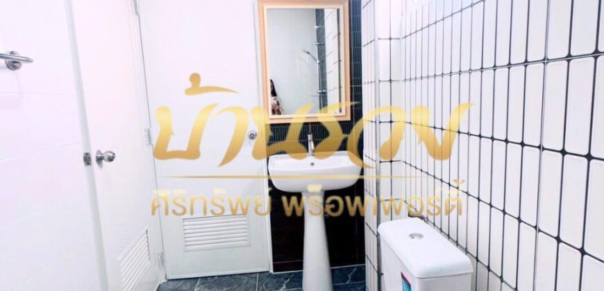 ทาวน์เฮ้าส์ 2 ชั้น หมู่บ้าน มหาวงษ์วิลล่า ปู่เจ้า-สำโรง ใกล้รถไฟฟ้าสายสีเหลือง และสีเขียว BTS บ้านรีโนเวทใหม่ พร้อมเข้าอยู่