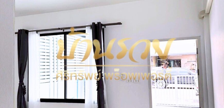 ทาวน์เฮ้าส์ 1 ชั้น หมู่บ้าน เพชรลดา 2 แพรกษา-เทพารักษ์ ใกล้นิคมอุตสาหกรรมบางปู บ้านรีโนเวทใหม่ พร้อมเข้าอยู่