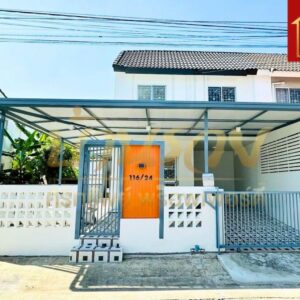 🏡 ทาวน์เฮ้าส์ 2 ชั้น #หลังมุม หมู่บ้านพฤกษา 74/1 ทรัพย์บุญชัย 28 ใกล้โรงพยาบาลเปาโลสมุทรปราการ