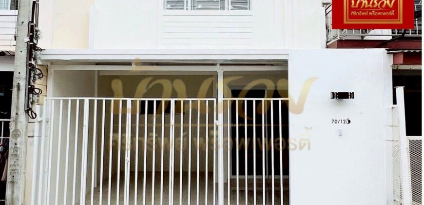 ทาวน์เฮ้าส์ 2 ชั้น หมู่บ้าน พฤกษา 47/2 ใกล้ทางด่วนกาญจนา บางนา-พระราม 2 บ้านรีโนเวทใหม่ พร้อมเข้าอยู่