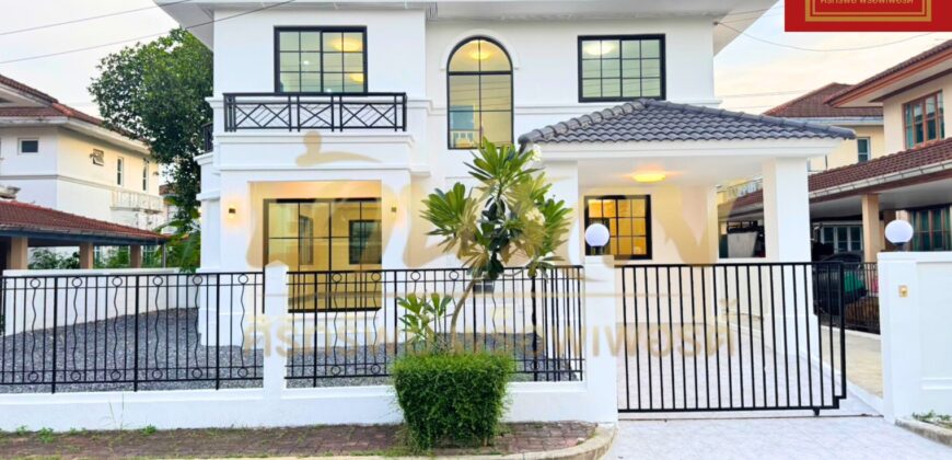 บ้านเดี่ยว Land & Houses ใกล้เมกาบางนา #หมู่บ้านมัณฑนา2 ศรีนครินทร์ บ้านรีโนเวทใหม่ทั้งหลัง ใกล้ทางด่วนกาญจนาฯ พร้อมเข้าอยู่