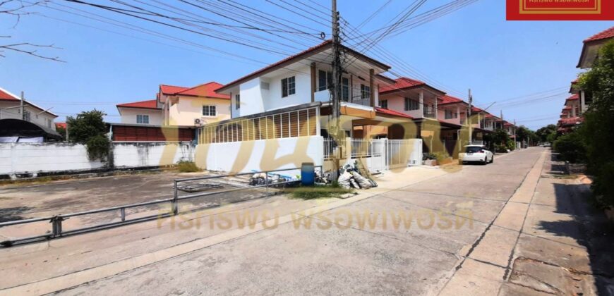 บ้านแฝด 2 ชั้น #หลังมุมติดสวนสาธารณะ หมู่บ้านทัศรินทร์ ซอยมังกร-เทพารักษ์ ใกล้จุดขึ้น-ลงทางด่วนกาญจนา บ้านรีโนเวทใหม่