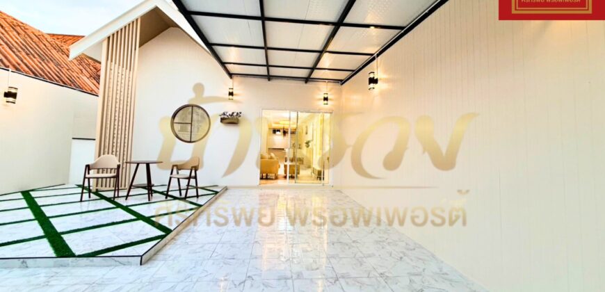 บ้านแฝด 1 ชั้น #ถนนเมน หมู่บ้านเด่นชัย บางเมือง-ศรีนครินทร์ ใกล้ BTS รถไฟฟ้าทิพวัล ทางด่วนกาญจนาฯ บ้านรีโนเวทใหม่ทั้งหลัง