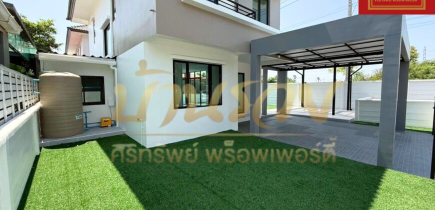 บ้านเดี่ยว 2 ชั้น หมู่บ้านอารียา โคโม่ บางนา Areeya Como Bangna – Wongwaen ใกล้เมกา บางนา ,ทางด่วนบูรพาวิถี และ สนามบินสุวรรณภูมิ