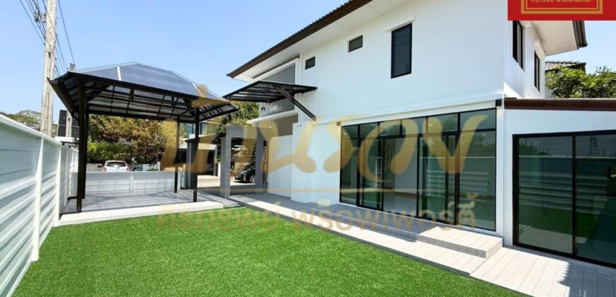 บ้านเดี่ยว 2 ชั้น หมู่บ้านอารียา โคโม่ บางนา Areeya Como Bangna – Wongwaen ใกล้เมกา บางนา ,ทางด่วนบูรพาวิถี และ สนามบินสุวรรณภูมิ