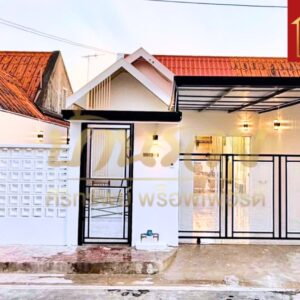 🏠บ้านแฝด 1 ชั้น #ถนนเมน หมู่บ้านเด่นชัย บางเมือง-ศรีนครินทร์ ใกล้ BTS รถไฟฟ้าทิพวัล ทางด่วนกาญจนาฯ บ้านรีโนเวทใหม่ทั้งหลัง