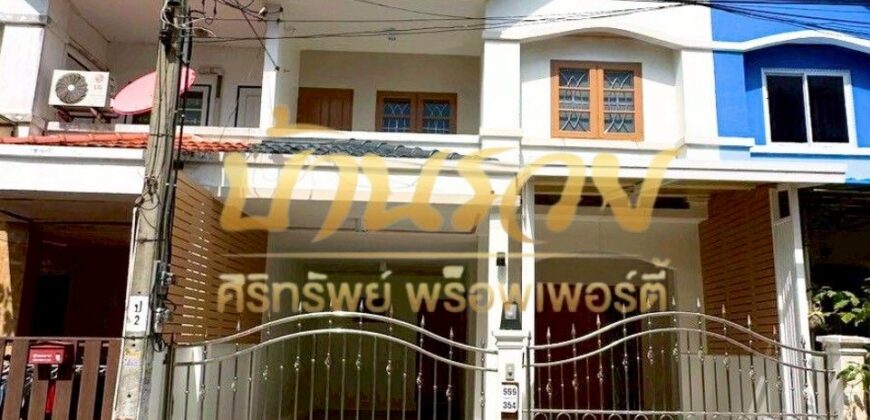 ทาวน์เฮ้าส์ 2 ชั้น หมู่บ้านพนาสนธิ์ วิลล่า12 บางปู บ้านรีโนเวทเปลี่ยนวัสดุใหม่ ใกล้รถไฟฟ้า BTS สถานีเคหะ