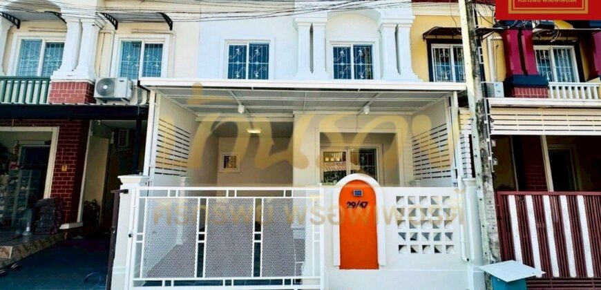 ทาวน์เฮาส์ 2ชั้น หมู่บ้านเดอะคอนเนค6 (บางนาตราดกม.8) ใกล้เมกาบางนา ตกแต่งสไตล์มินิมอลพร้อมเข้าอยู่